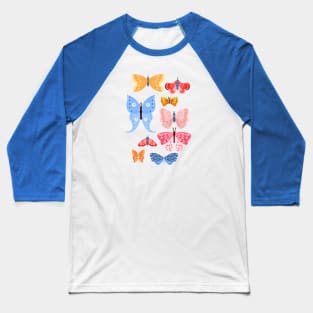 Butterflies Baseball T-Shirt